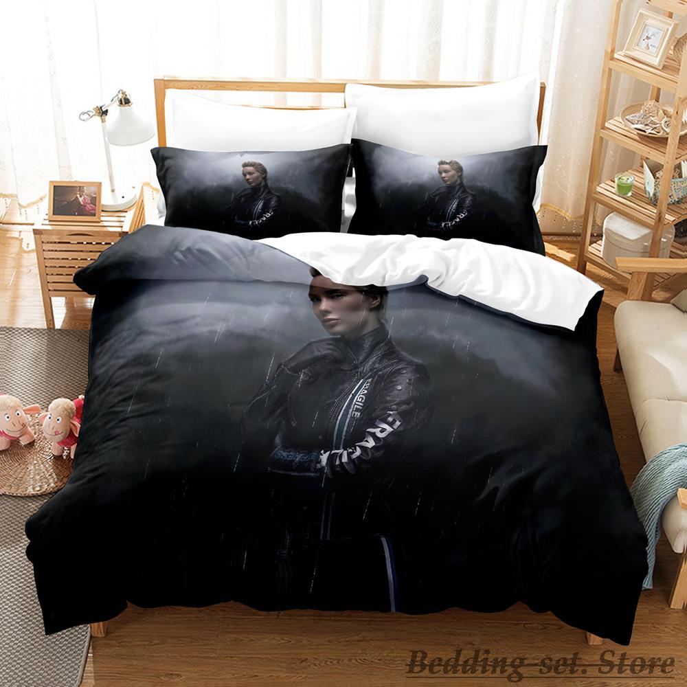2023 Death Stranding Bedding Set Single Twin Full Queen King Size Bed Set Aldult Kid Bedroom 10 - Death Stranding Merch