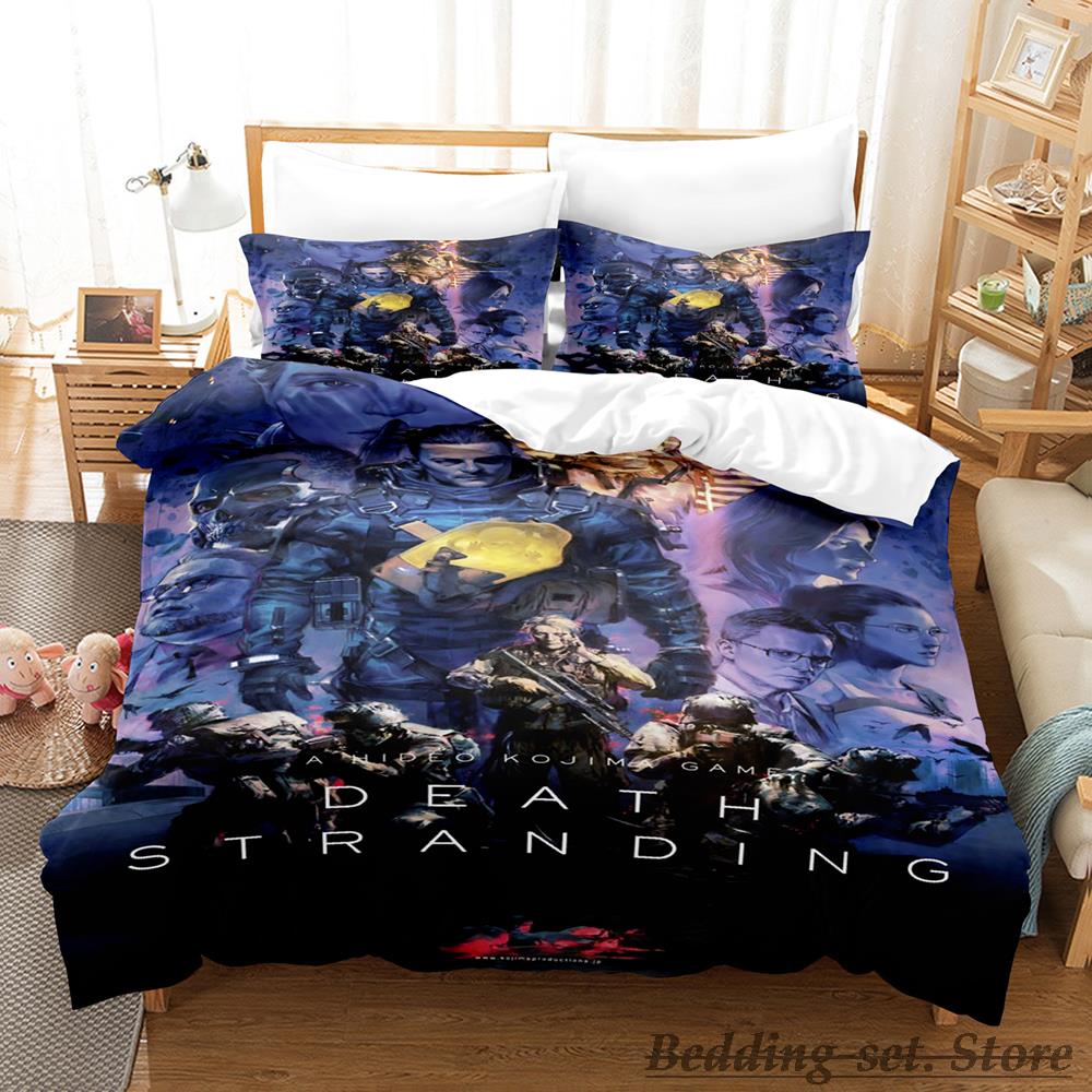 2023 Death Stranding Bedding Set Single Twin Full Queen King Size Bed Set Aldult Kid Bedroom 13 - Death Stranding Merch