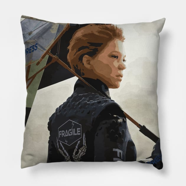 Death Stranding Throw Pillow Official Death Stranding Merch