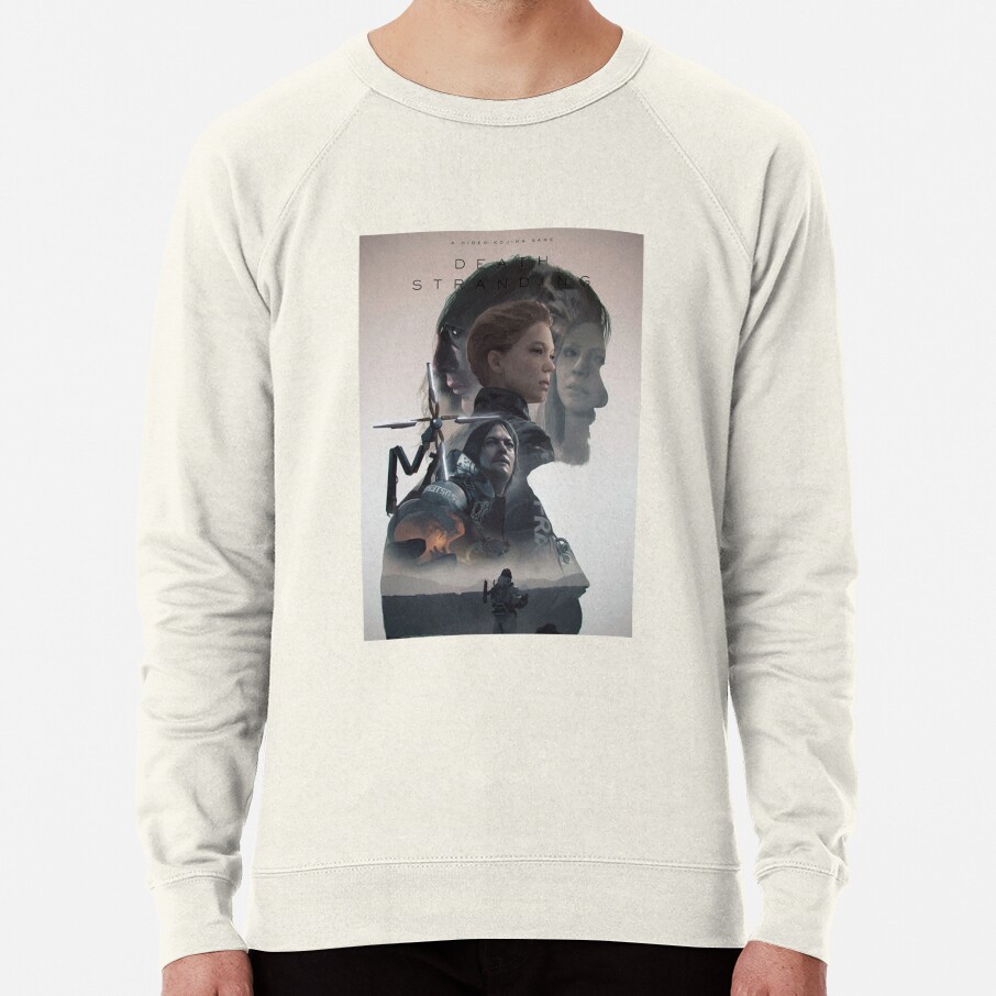 ssrcolightweight sweatshirtmensoatmeal heatherfrontsquare productx1000 bgf8f8f8 3 - Death Stranding Merch