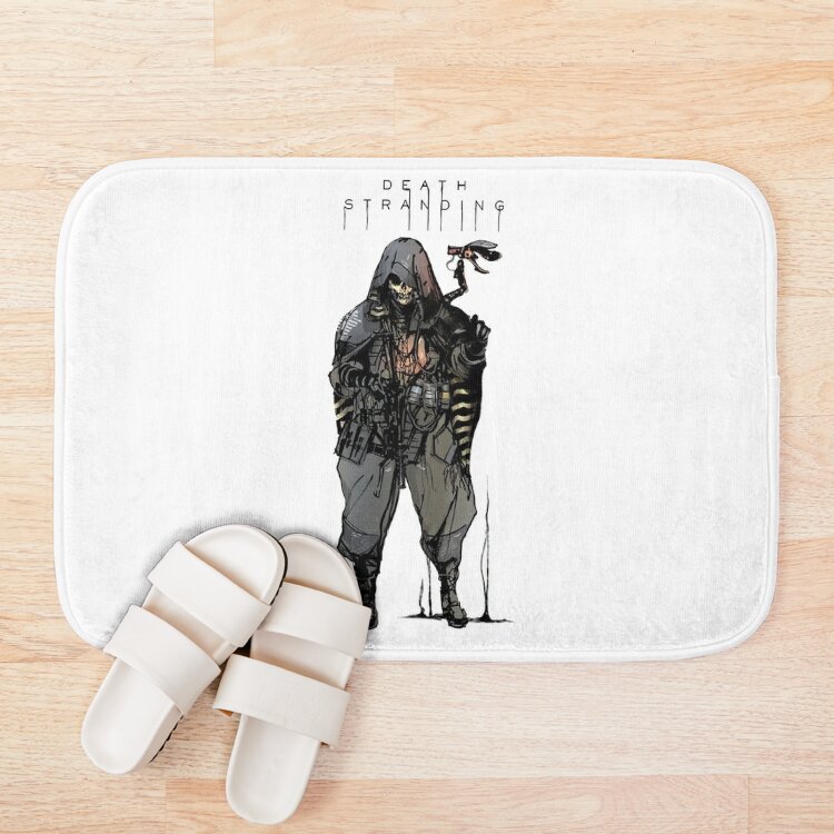 Death-Man Death Art Stranding Game For Fans Bath Mat Official Death Stranding Merch