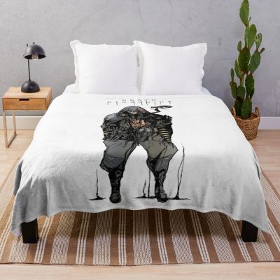 Death-Man Death Art Stranding Game For Fans Throw Blanket Official Death Stranding Merch