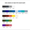 tank top color chart - Death Stranding Merch